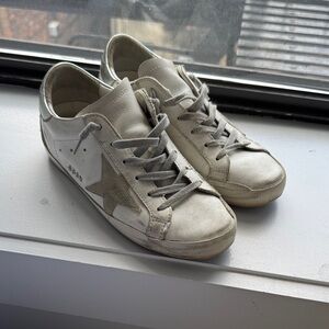 Golden Goose Super-Star Mixed Leather Sneaker